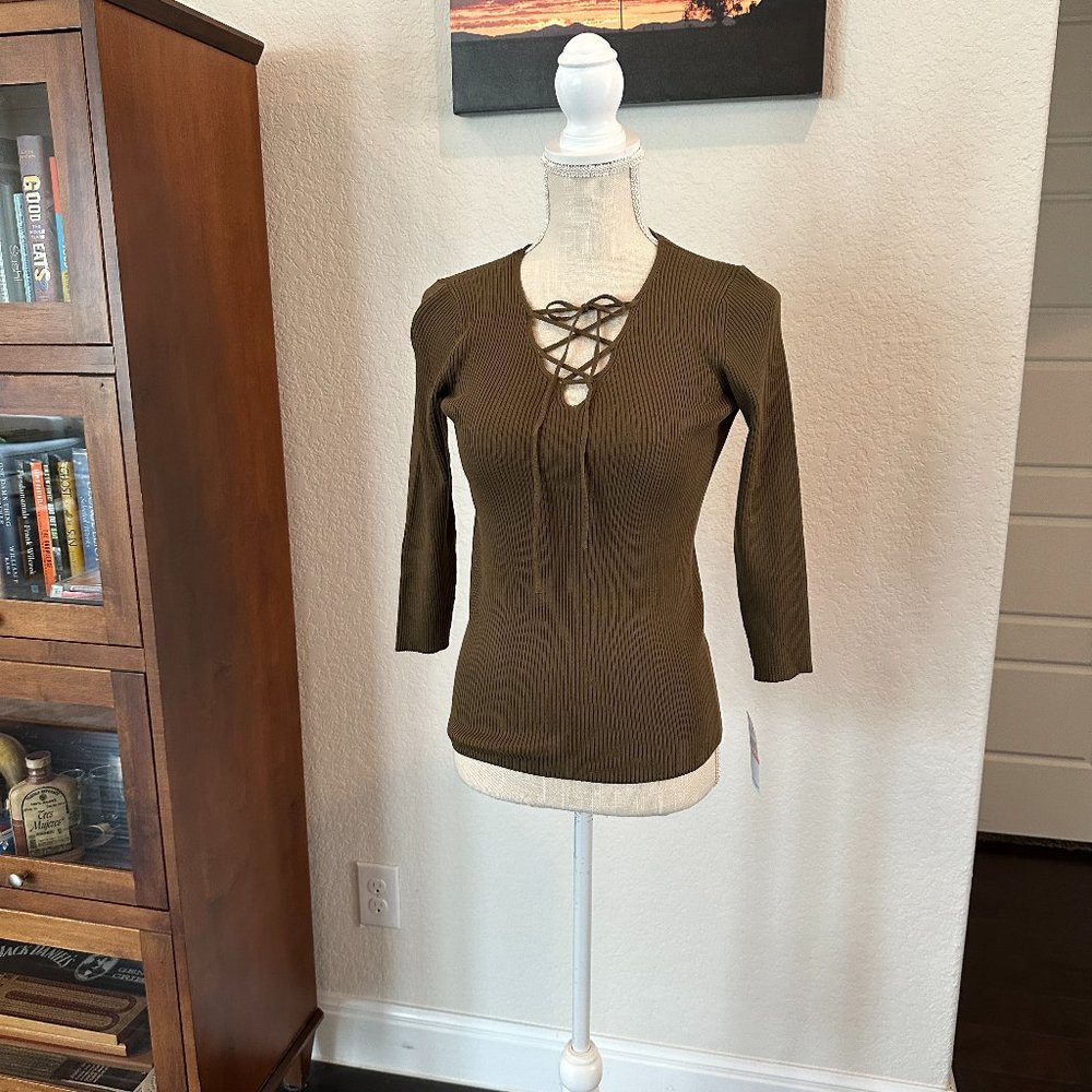 FEVER Ribbed Knit Sweater - XS - Picture 3 of 12